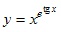 y=x^e^tgx