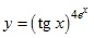 y=(tgx)^4e^x