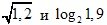 √1,2 и log2 1,9