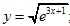 y=√e^(3x+1)